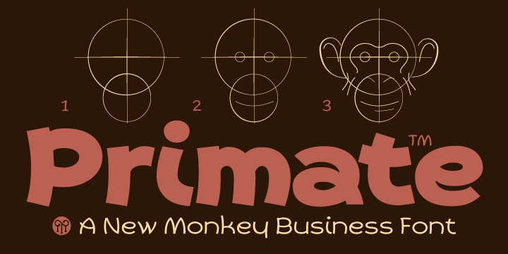 Primate Ultra Light Italic Font preview